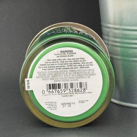 BBW Vanilla Bean Noel Bath & Body Works Single Wick Candle - Picture 9 of 10